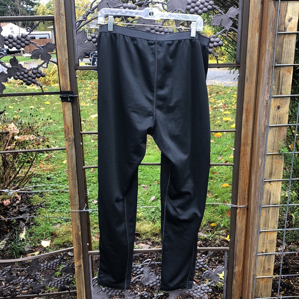 REI black polyester blend long underwear size XL - Picture 2 of 3